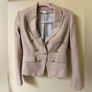 FLAWED Veronica Beard Diego Dickey Blazer Size 0